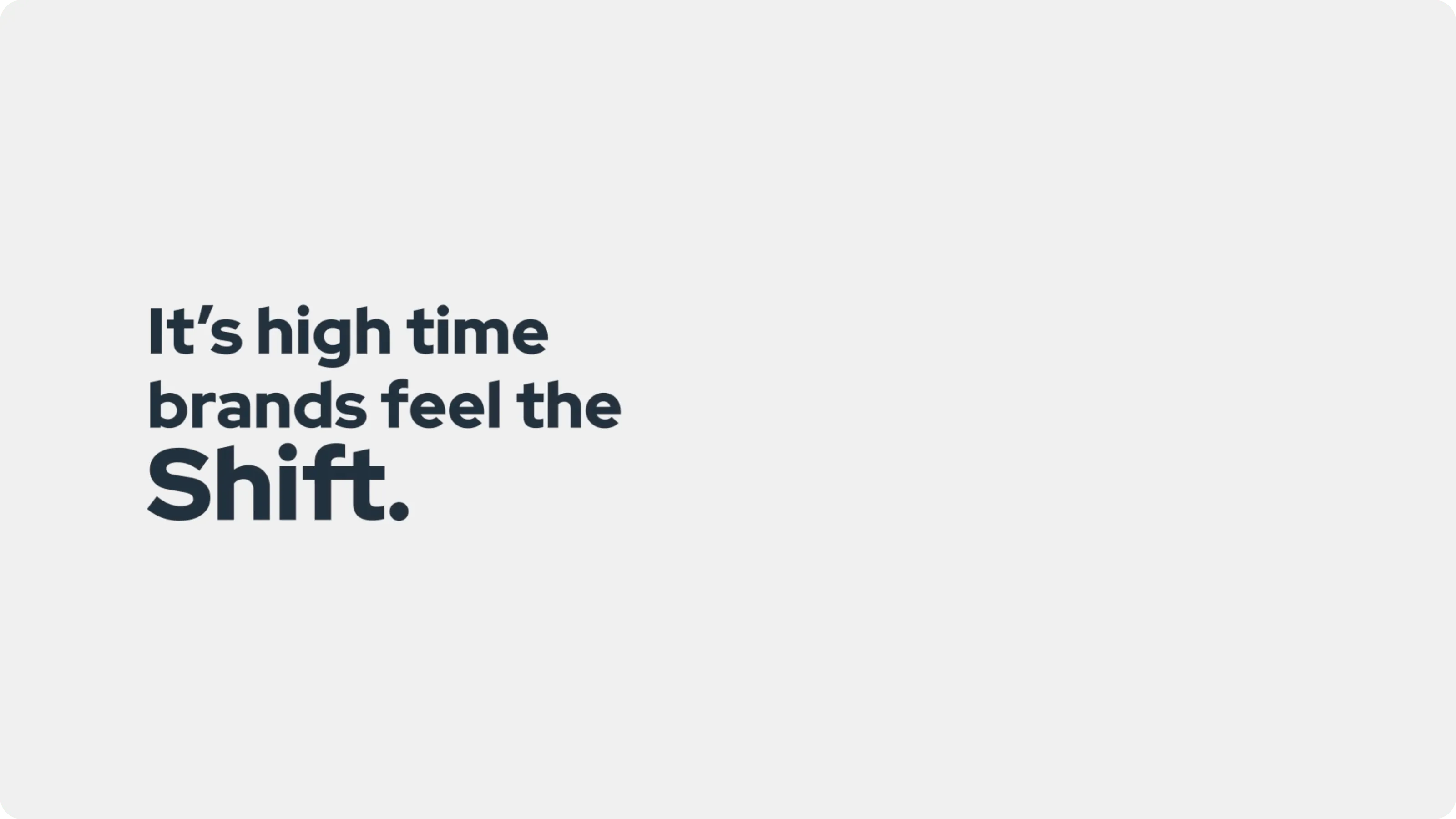 Highnoon — Feel the Shift